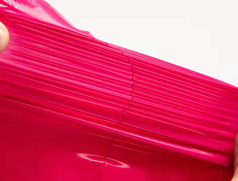 维扬玫红色快递袋-05